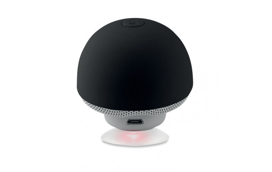 Altavoz Bluetooth 3W ventosa Mushroom negro