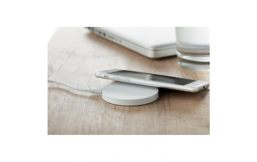 Cargador inalámbrico Flake charger blanco