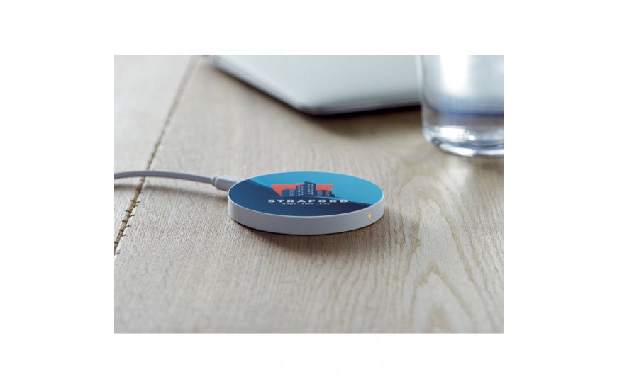 Cargador inalámbrico Flake charger blanco