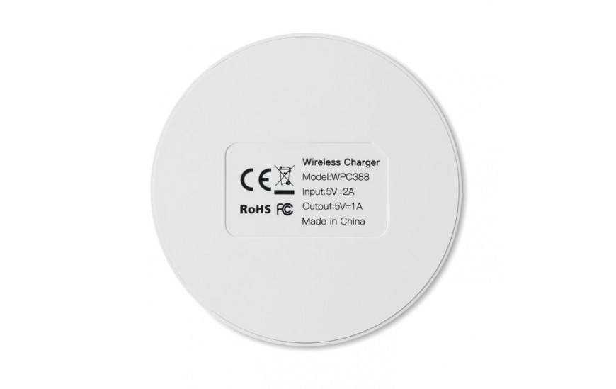 Cargador inalámbrico Flake charger blanco