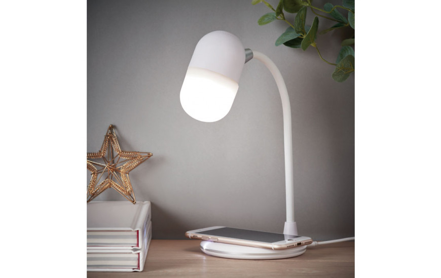 Lámpara de oficina altavoz Capusla blanco