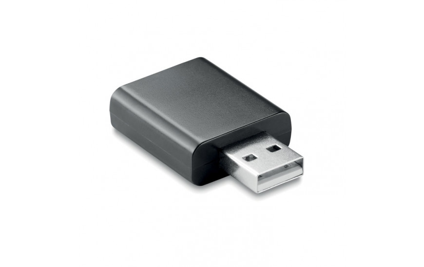 USB data block. Data blocker negro
