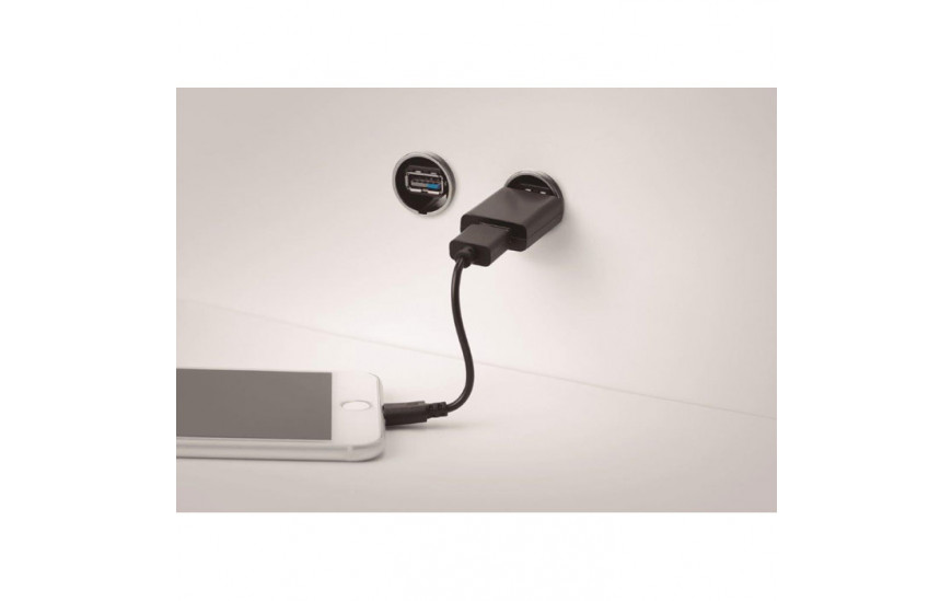 USB data block. Data blocker negro