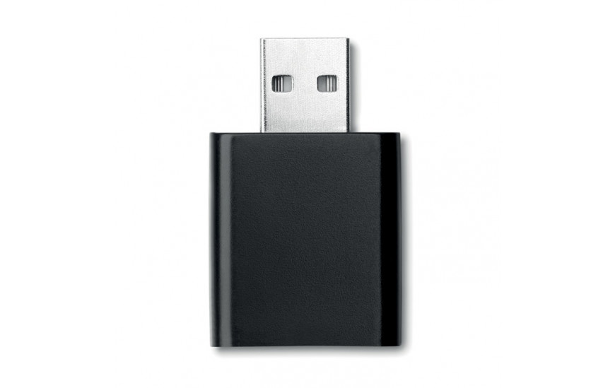 USB data block. Data blocker negro