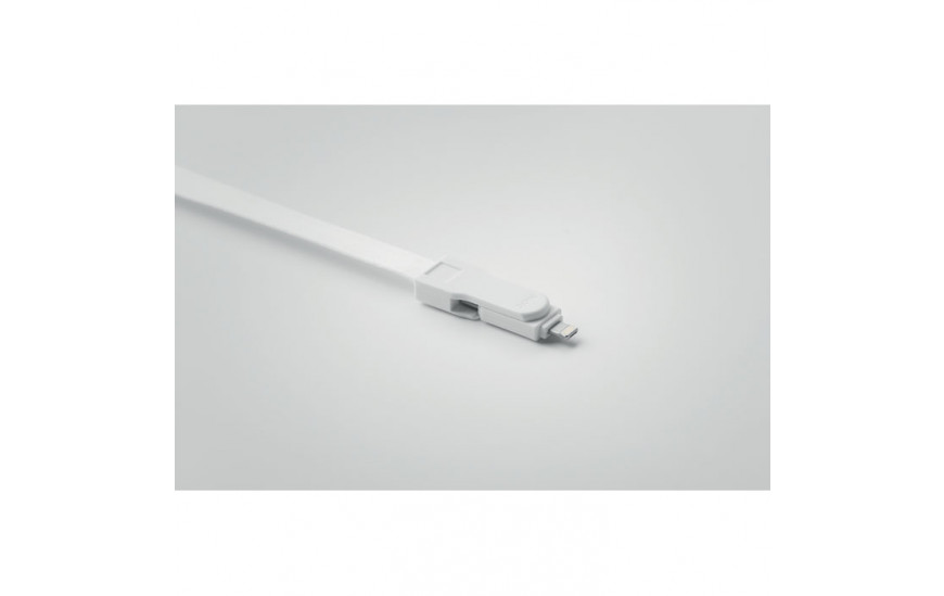 Cable lanyard 3  en 1 Cableyard blanco